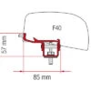 Fiamma Adapter-Kit F40 Van Nissan NV350 -Fiamma Verkäufe 200009 2503262
