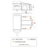Vango Tuscany Air 400 Elements ProShield Wohnwagenvorzelt -Fiamma Verkäufe 488871 3421895