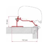 Fiamma Adapter Caravan Roof 400 CM Passend Für F80 F65