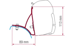 Fiamma Markisenadapter-Kit Trafic/Vivaro/Primastar
