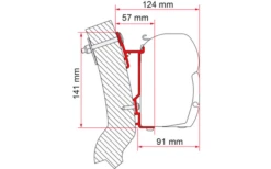 Fiamma Wingamm Oasi Markisenadapter Für Fiamma F45 230 Cm -Fiamma Verkäufe 661035 4521120