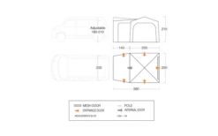 Vango Tailgate Hub Low -Fiamma Verkäufe 703193 4852478